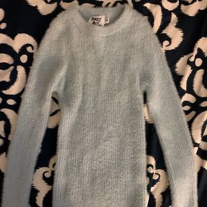 Women’s Blue Fuzzy Sweater